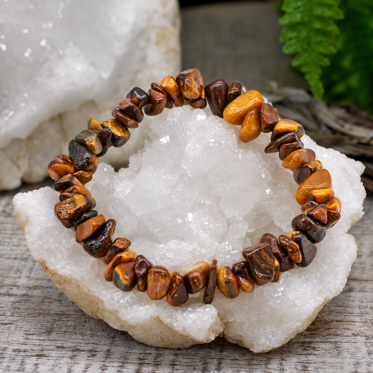 Tiger's Eye Chipstone Bracelet