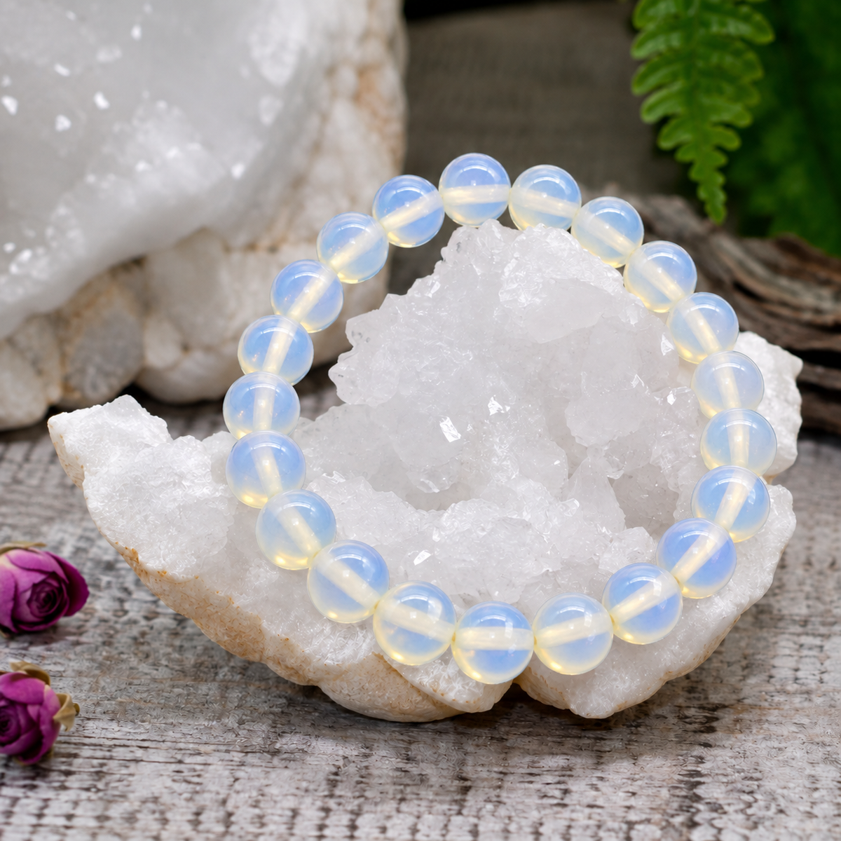 Opalite Pearl Bracelet