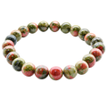 Green Jasper Pearl Bracelet