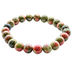 Green Jasper Pearl Bracelet