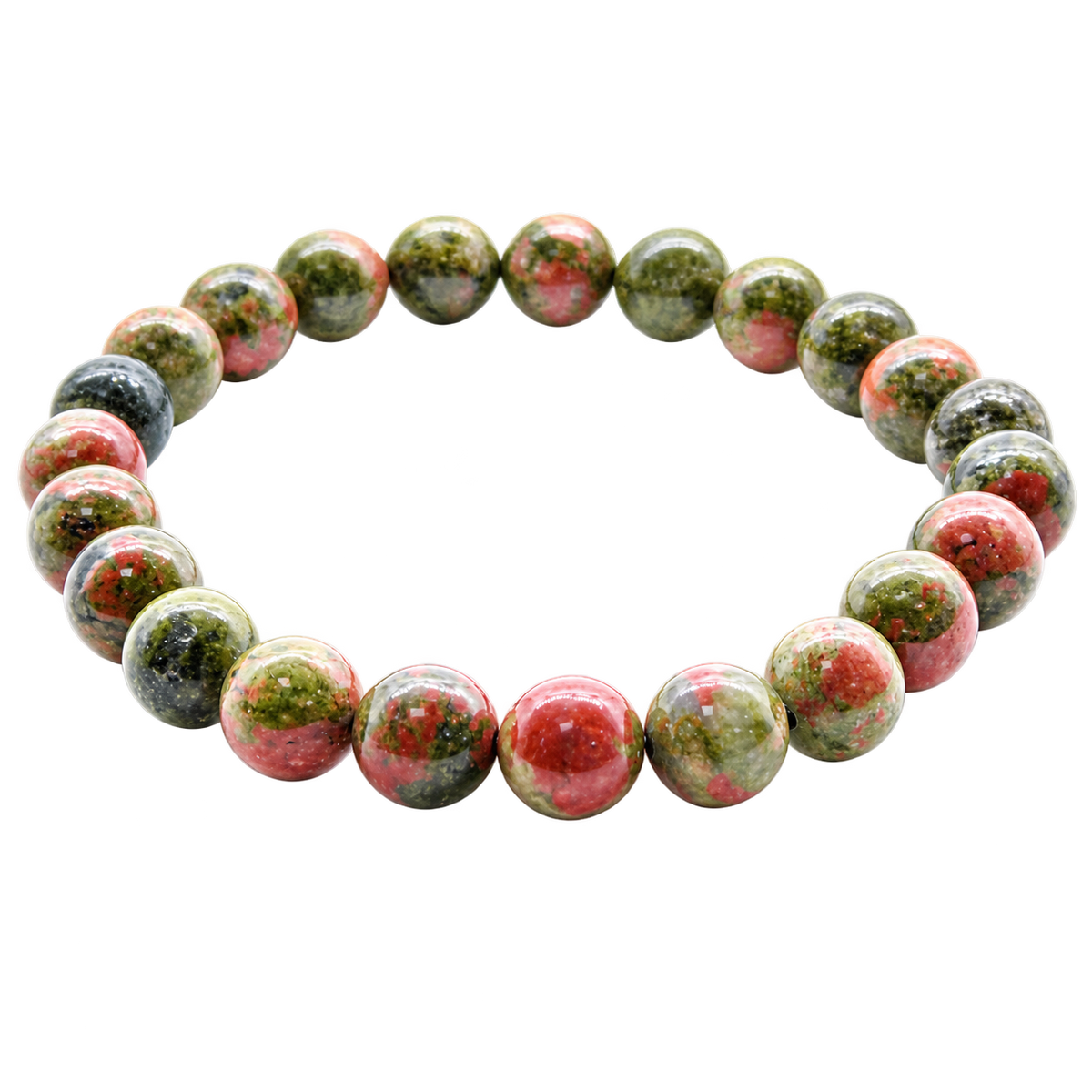 Green Jasper Pearl Bracelet