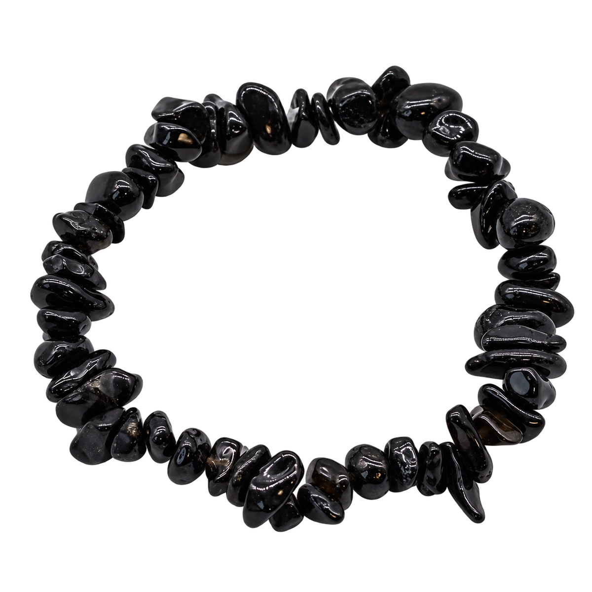Black Agate Chipstone Bracelet