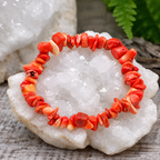 Orange Jasper Chipstone Bracelet