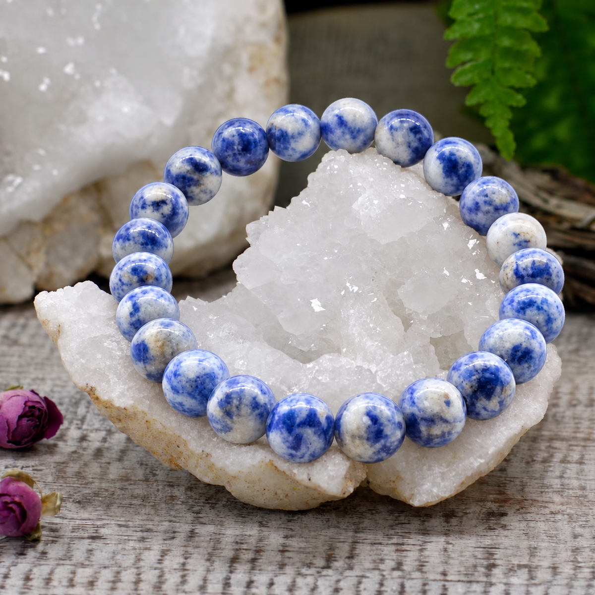 Sodalite Pearl Bracelet