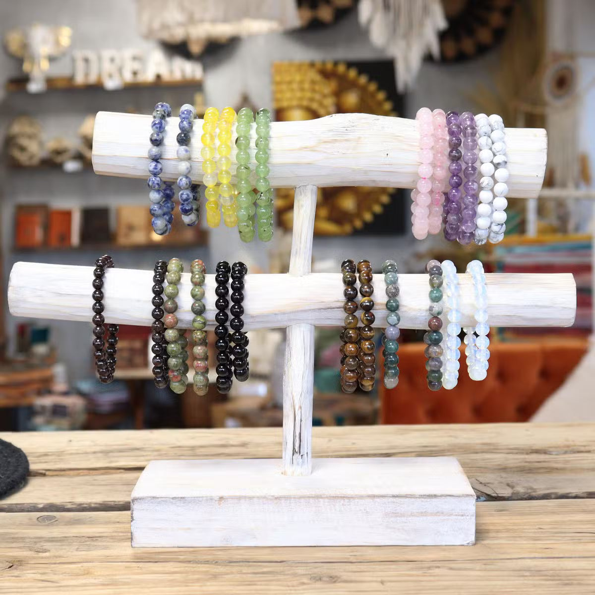 Green Jasper Pearl Bracelet