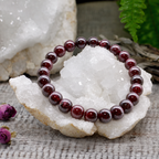Blood Garnet Pearl Bracelet