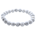 White Jasper Pearl Bracelet