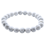White Jasper Pearl Bracelet