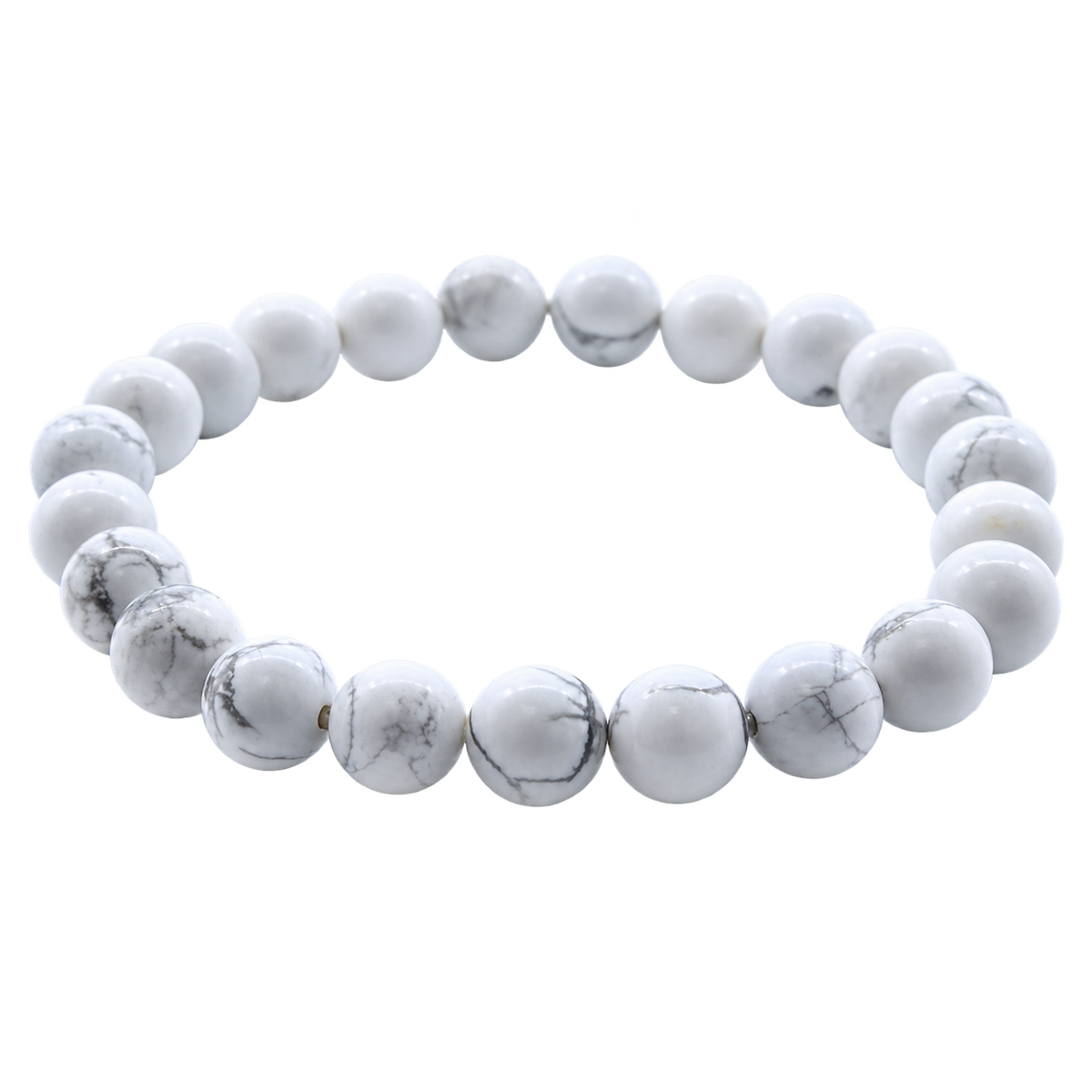 White Jasper Pearl Bracelet
