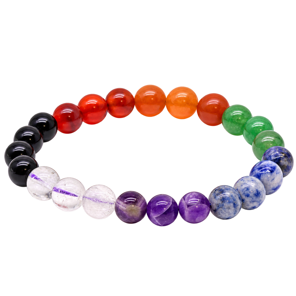 Chakra Stones Pearl Bracelet