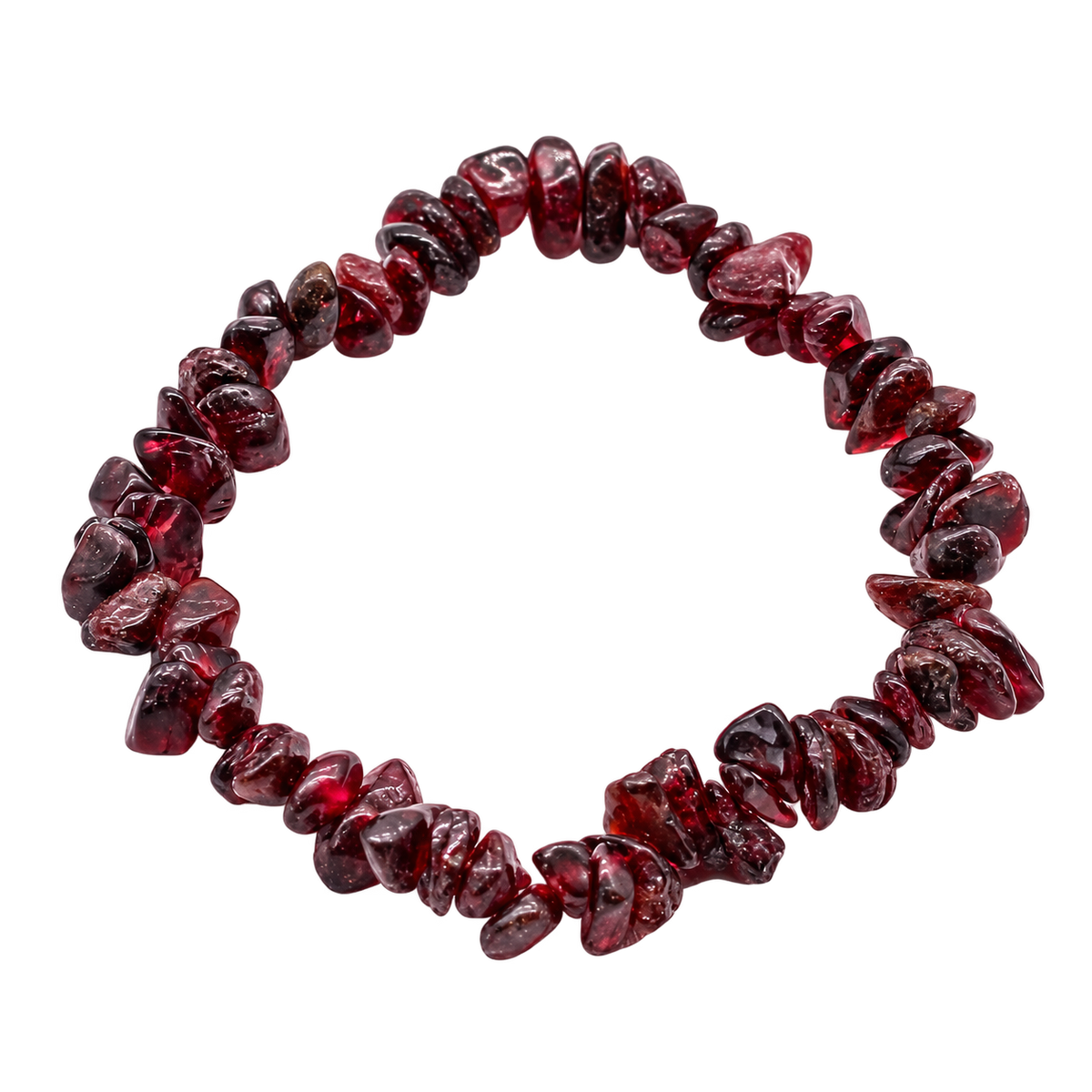 Blood Garnet Chipstone Bracelet