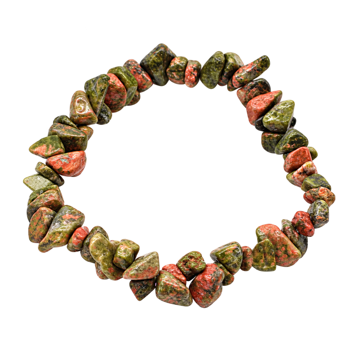 Green Jasper Chipstone Bracelet