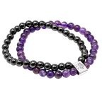 Amethyst Balance Bracelet