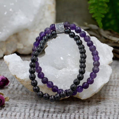 Amethyst Balance Bracelet