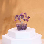 Amethyst Gemstone Tree, Orgonite Base