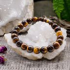 Tiger's Eye Pearl Bracelet