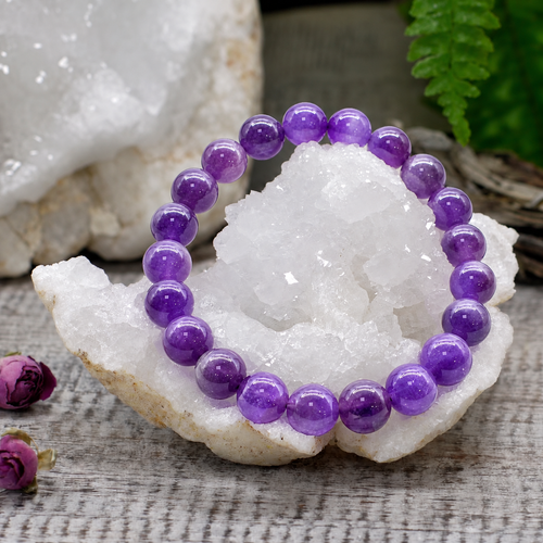 Amethyst Pearl Bracelet