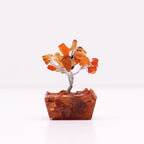 Carnelian Gemstone Tree, Orgonite Base