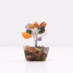 Chakra Stones Gemstone Tree, Orgonite Base