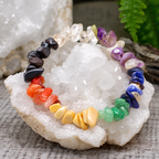 Chakra Stones Chipstone Bracelet