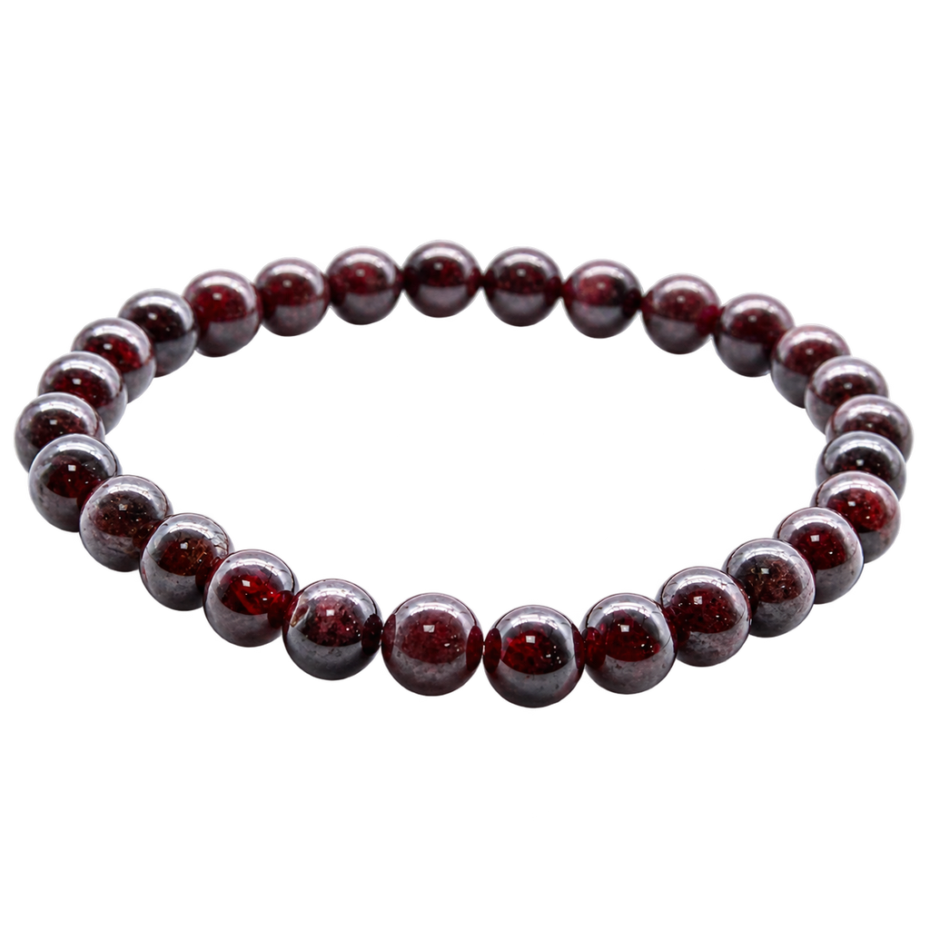 Blood Garnet Pearl Bracelet