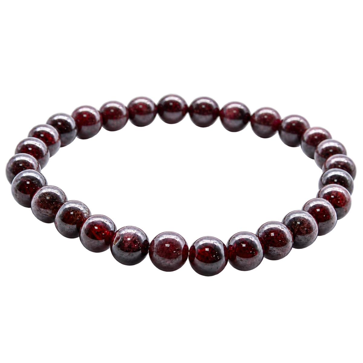 Blood Garnet Pearl Bracelet