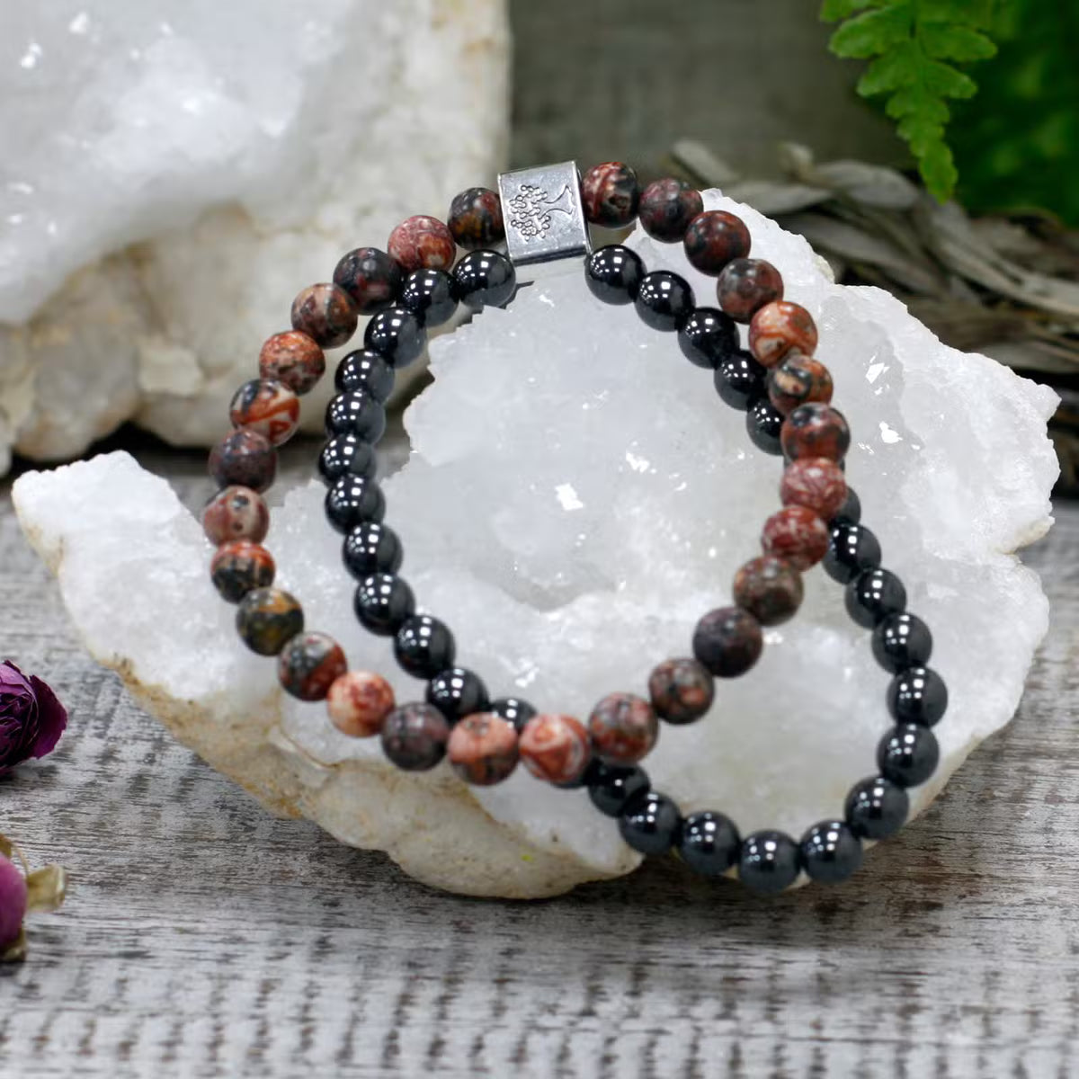 Leopard Skin Jasper Balance Bracelet