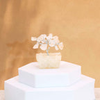 Clear Quartz Gemstone Tree, Orgonite Base