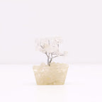 Clear Quartz Gemstone Tree, Orgonite Base