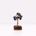 Sodalite Gemstone Tree, Wood Base