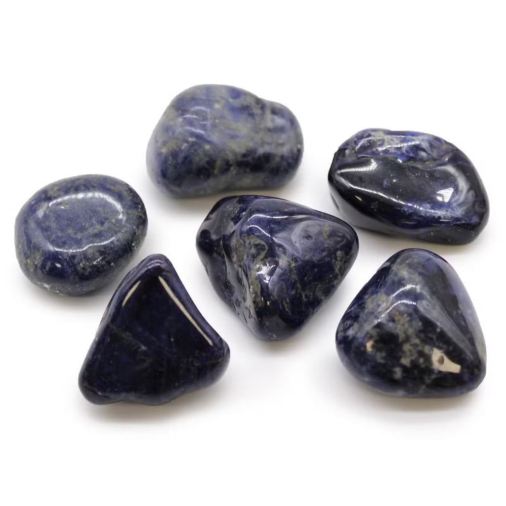 Sodalite Tumbled Stones (Set of 6)