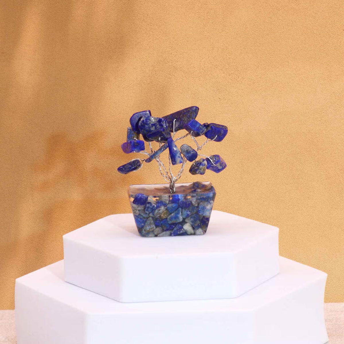 Sodalite Gemstone Tree, Orgonite Base