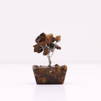 Tiger's Eye Gemstone Tree, Orgonite Base